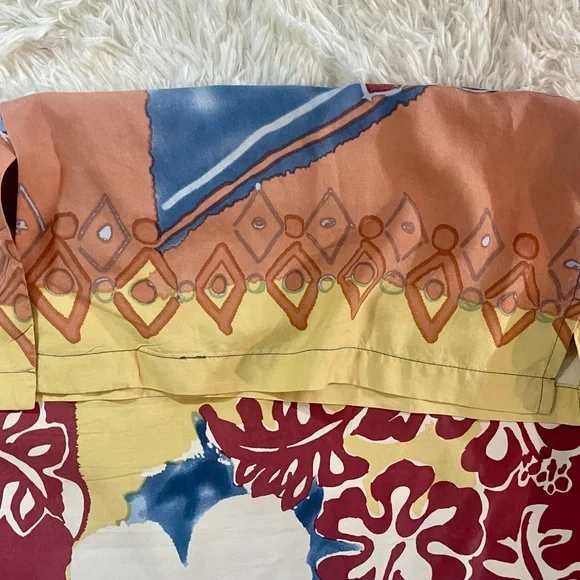 Burma Bibas Vintage Men’s Tropical Hawaiian Floral Print Silk Shirt | Size 2XL - Picture 8 of 8